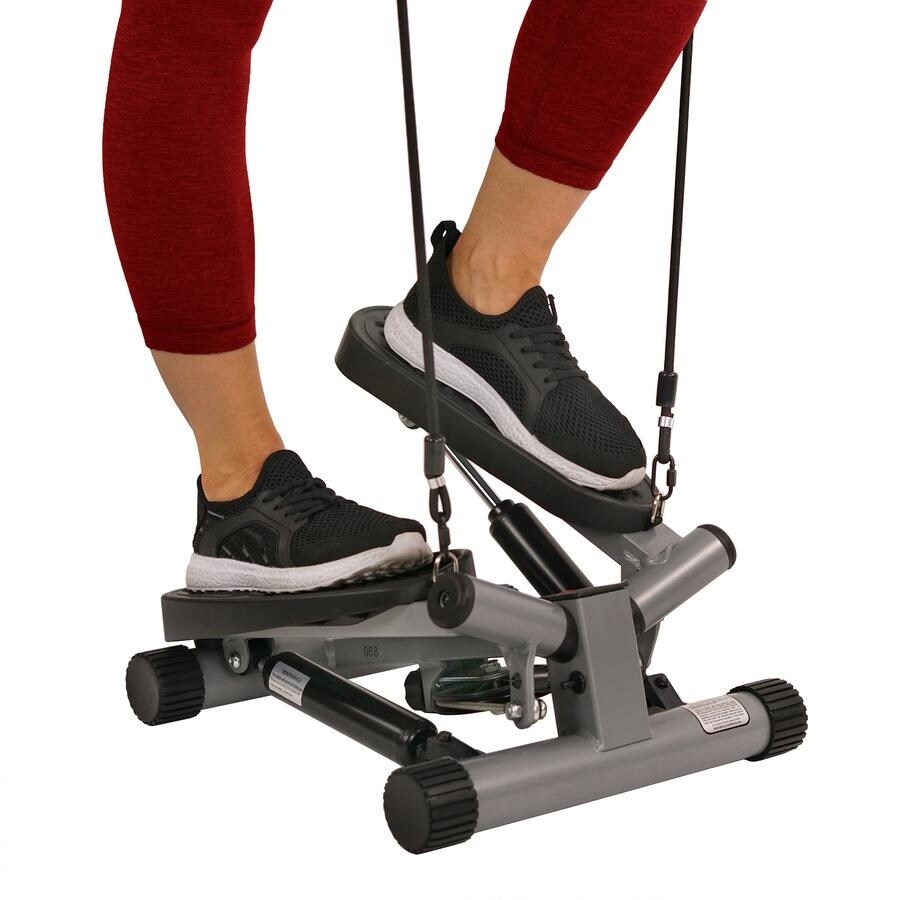 Sunny Health and Fitness No. 068 Twisting Stair Stepper with Bands