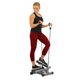 Sunny Health and Fitness No. 068 Twisting Stair Stepper with Bands