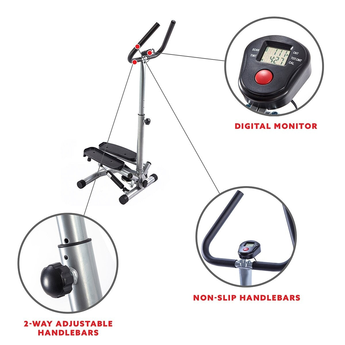 Sunny Twist Stepper with Handle Bar