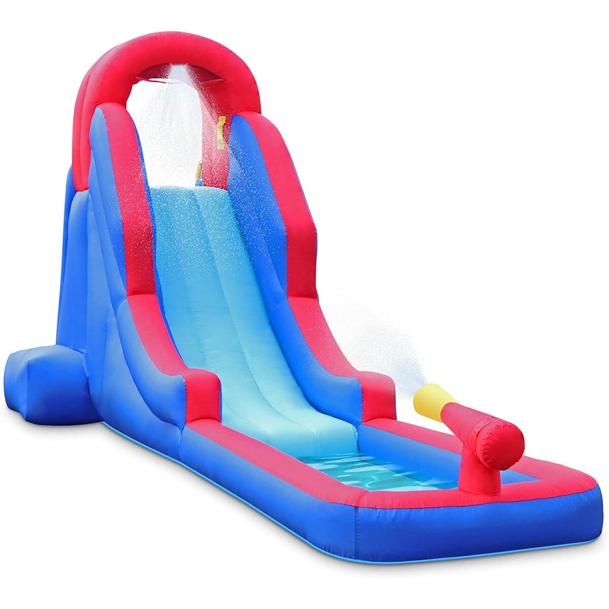 Sunny & Fun Compact Inflatable Water Slide Park & Splash Pool with Air Pump