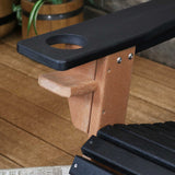 Sunnydaze All-Weather Outdoor Adirondack Chair with Drink Holder