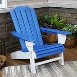 Sunnydaze All-Weather Outdoor Adirondack Chair with Drink Holder