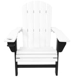 Sunnydaze All-Weather Outdoor Adirondack Chair with Drink Holder