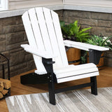 Sunnydaze All-Weather Outdoor Adirondack Chair with Drink Holder