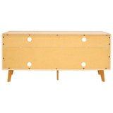 Sunnydaze Mid-Century Modern TV Stand Console for 58" TV with Cabinet