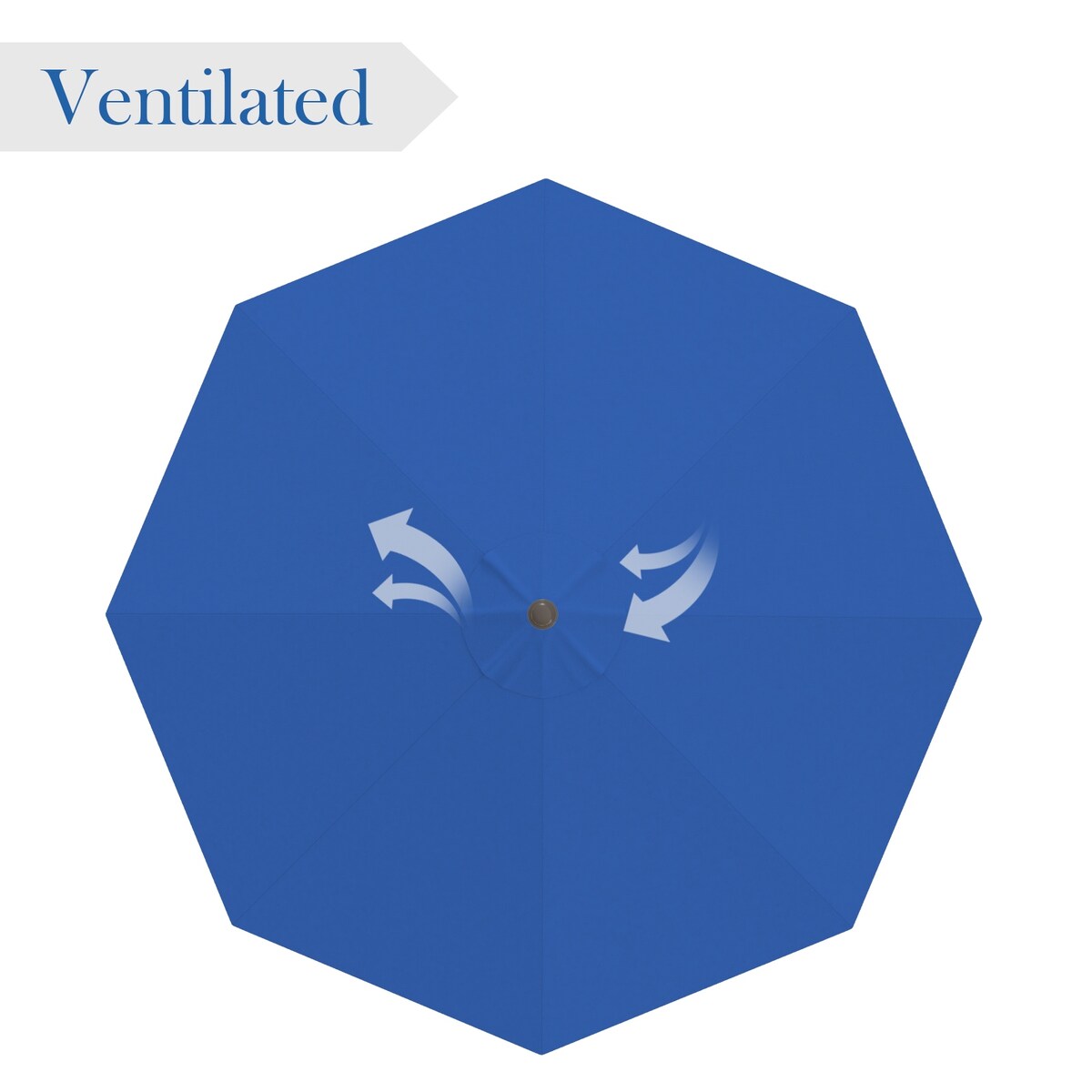 Sunnyglade 9' Patio Umbrella Outdoor Table Umbrella with 8 Sturdy Ribs