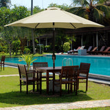 Sunnyglade 9' Patio Umbrella Outdoor Table Umbrella with 8 Sturdy Ribs