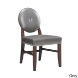 Sunpan Florence Leather Dining Chairs (Set of 2)