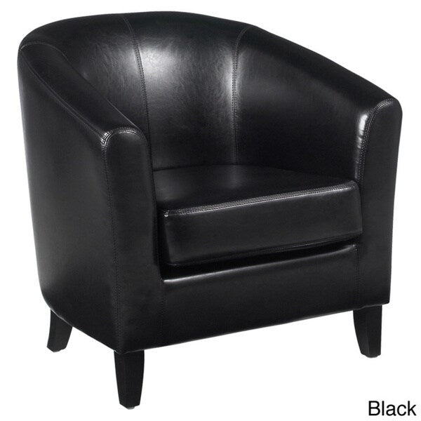 Sunpan Valencia Leather Tub Chair
