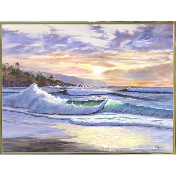 Sunset Cove-THOLIN52112 Print 19"x25.25" by Thomas Linker