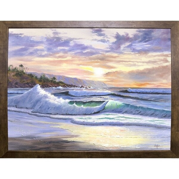 Sunset Cove-THOLIN52112 Print 19"x25.25" by Thomas Linker
