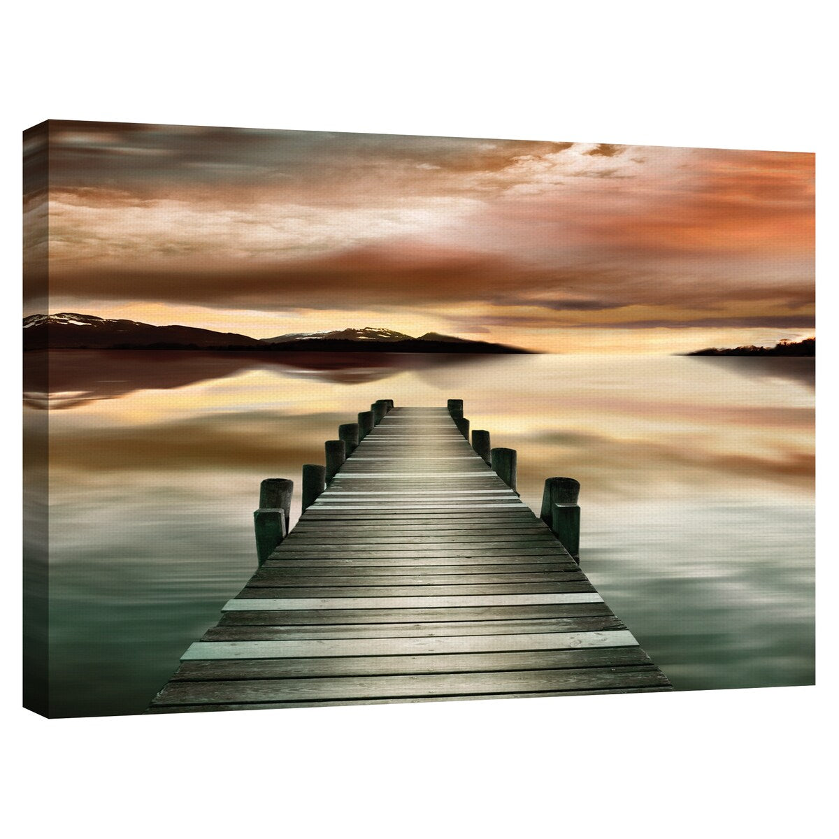 Sunset Jetty by Danita Delimont Canvas Art Print