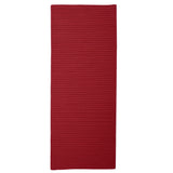 Sunset RUNNER Solid In-Outdoor Braided Area Rug