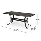 Sunshine Outdoor 4 Seater Aluminum Club Chair Set With Coffee Table and Loveseat by Christopher Knight Home