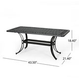 Sunshine Outdoor 4 Seater Aluminum Club Chair Set With Coffee Table and Loveseat by Christopher Knight Home