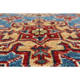 Super Kazak Parsa Blue Wool Area Rug