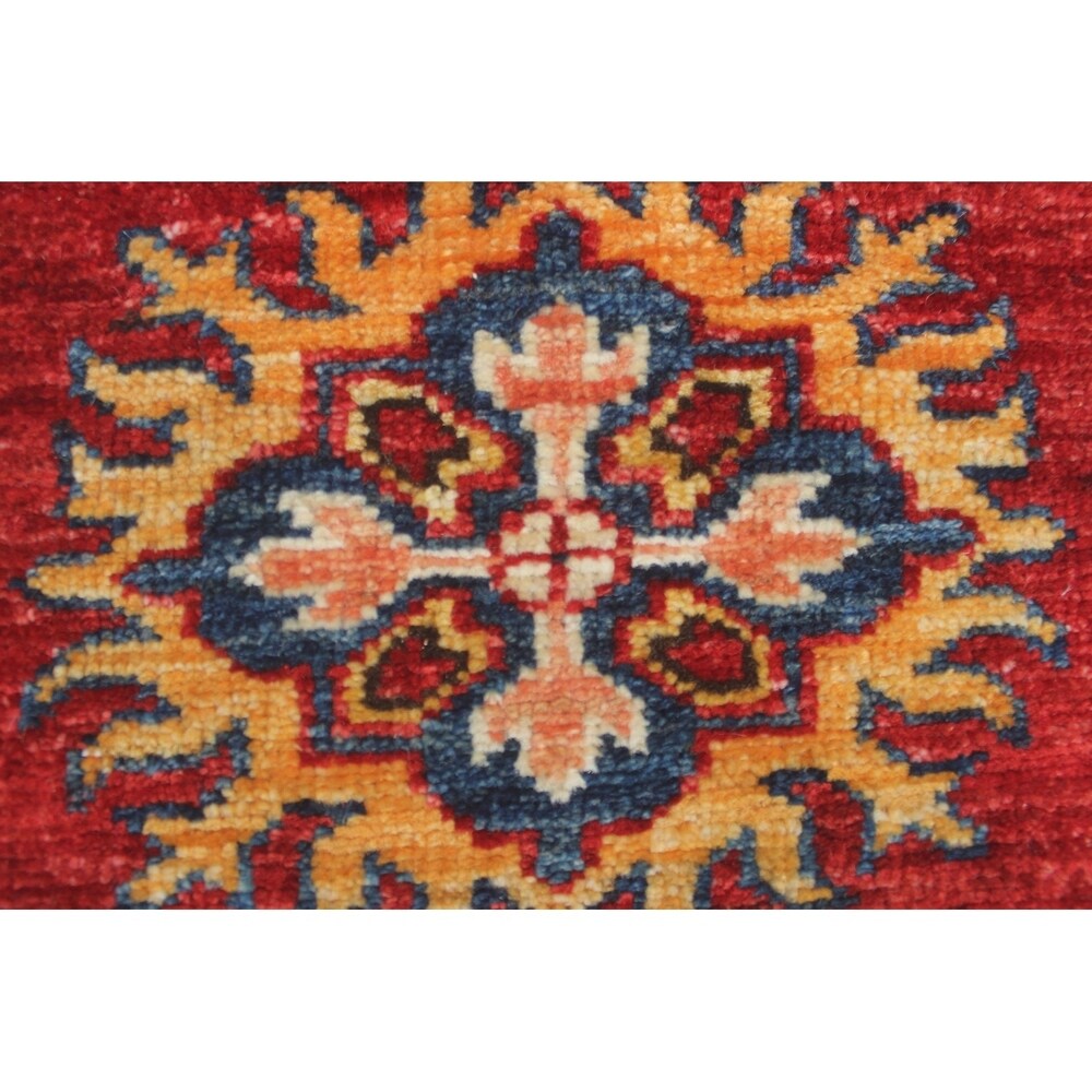 Super Kazak Yasamen Red/Ivory Rug