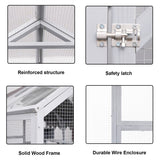 Super Large Cat Run House Outdoor,Luxury Cat Cage,Multiple Zones for Pets' Walking