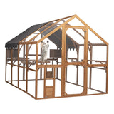 Super Large Cat Run House Outdoor,Luxury Cat Cage,Multiple Zones for Pets' Walking