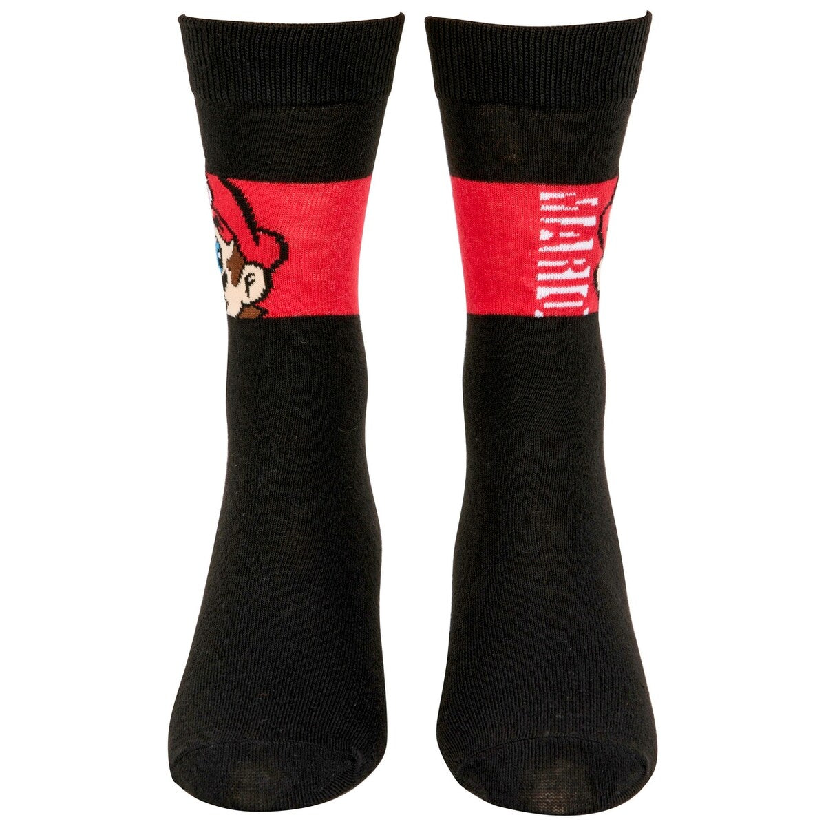 Super Mario Bros. Mario Icons Mens Crew Socks 2Pack