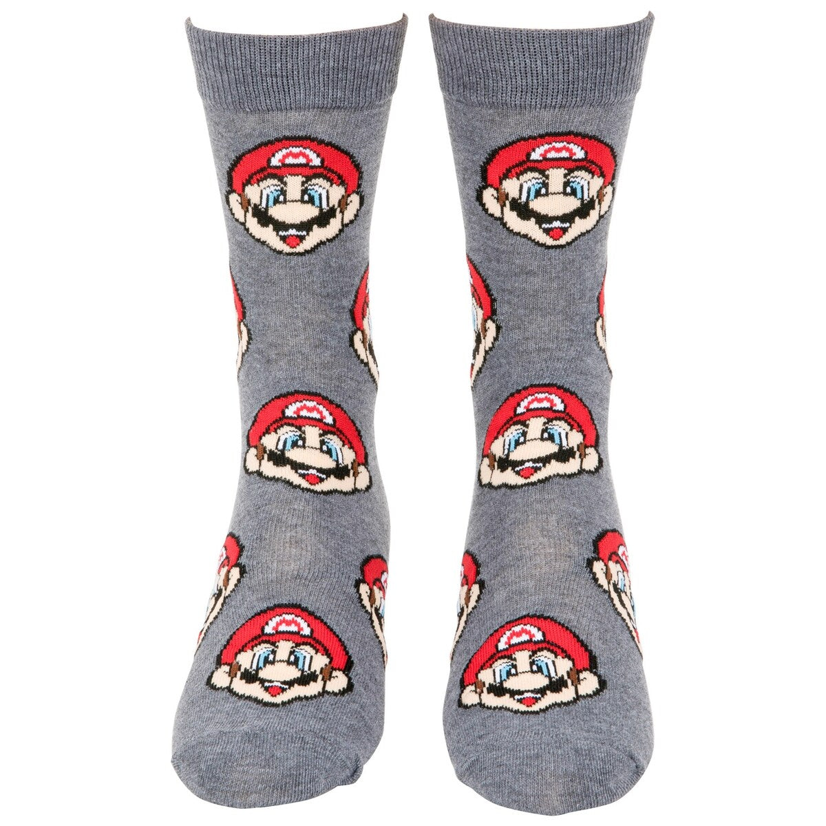 Super Mario Bros. Mario Icons Mens Crew Socks 2Pack