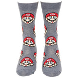 Super Mario Bros. Mario Icons Mens Crew Socks 2Pack