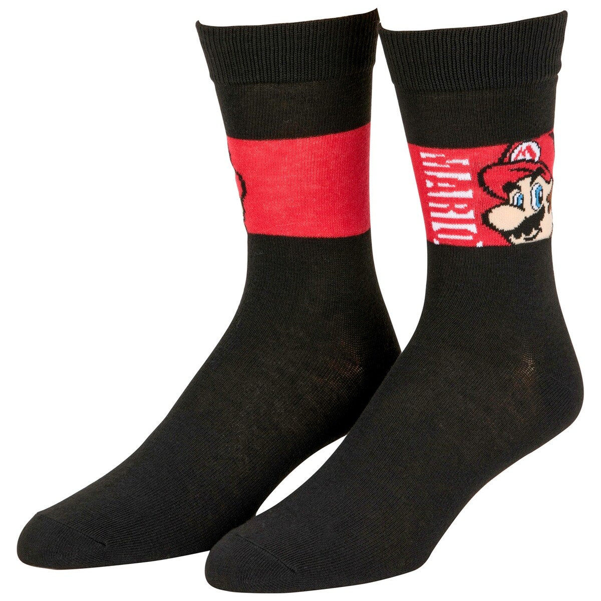 Super Mario Bros. Mario Icons Mens Crew Socks 2Pack