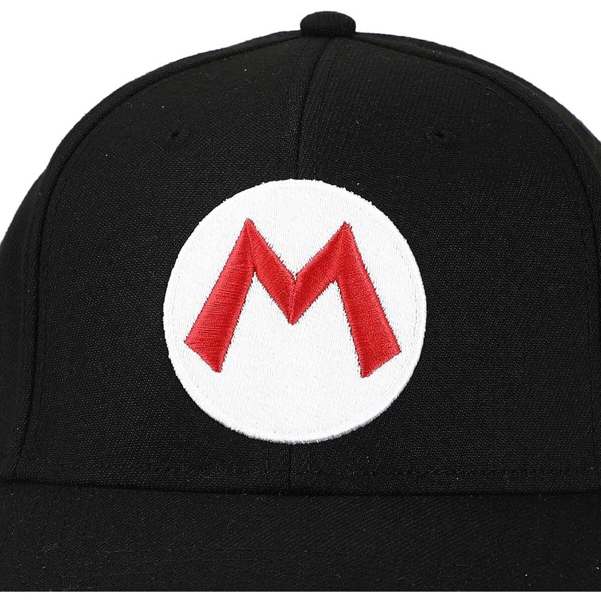 Super Mario Logo Elite Flex Pre-Curved Bill Snapback