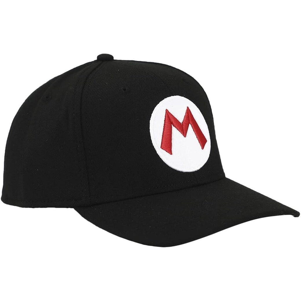 Super Mario Logo Elite Flex Pre-Curved Bill Snapback