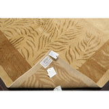 Superfine Designer Hand Knotted Wool & Silk Tibetan Oriental Area Rug (6'x9') - 6' x 9'