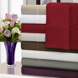 Cotton 1500 Thread Count Solid Pillowcase by Superior - (Set of 2)