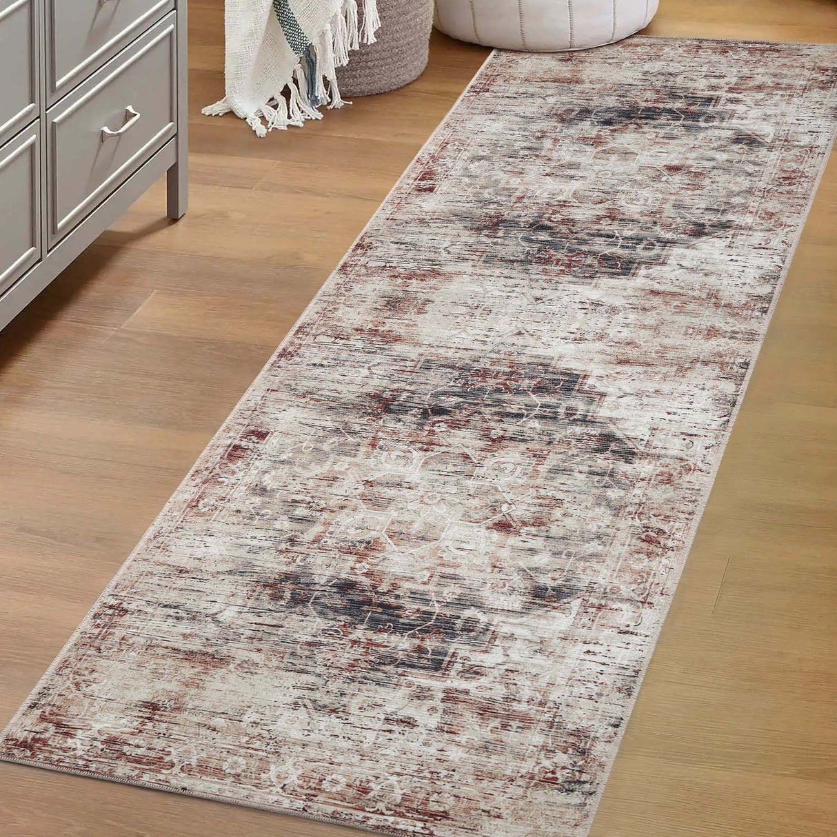 Superior Canary Medallion Machine Washable Indoor Area Rug or Runner