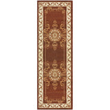 Traditional Medallion Floral Indoor Runner or Area Rug by Superior