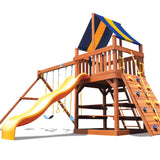Superior Play Systems Original Fort Wooden Swing Set - Brown