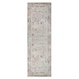 Superior Swan Floral Non-Slip Machine Washable Indoor Area Rug or Runner