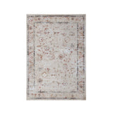 Superior Swan Floral Non-Slip Machine Washable Indoor Area Rug or Runner