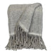Supreme Soft Pink and White Herringbone Handloomed Throw Blanket