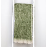 Supreme Soft Pink and White Herringbone Handloomed Throw Blanket