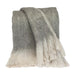 Supreme Soft Pink and White Herringbone Handloomed Throw Blanket