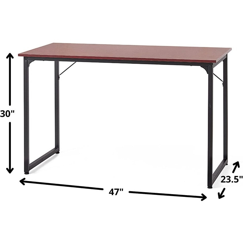Suprima® Desk - Standard Room - Mahogany Red by DormCo