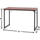 Suprima® Desk - Standard Room - Mahogany Red by DormCo