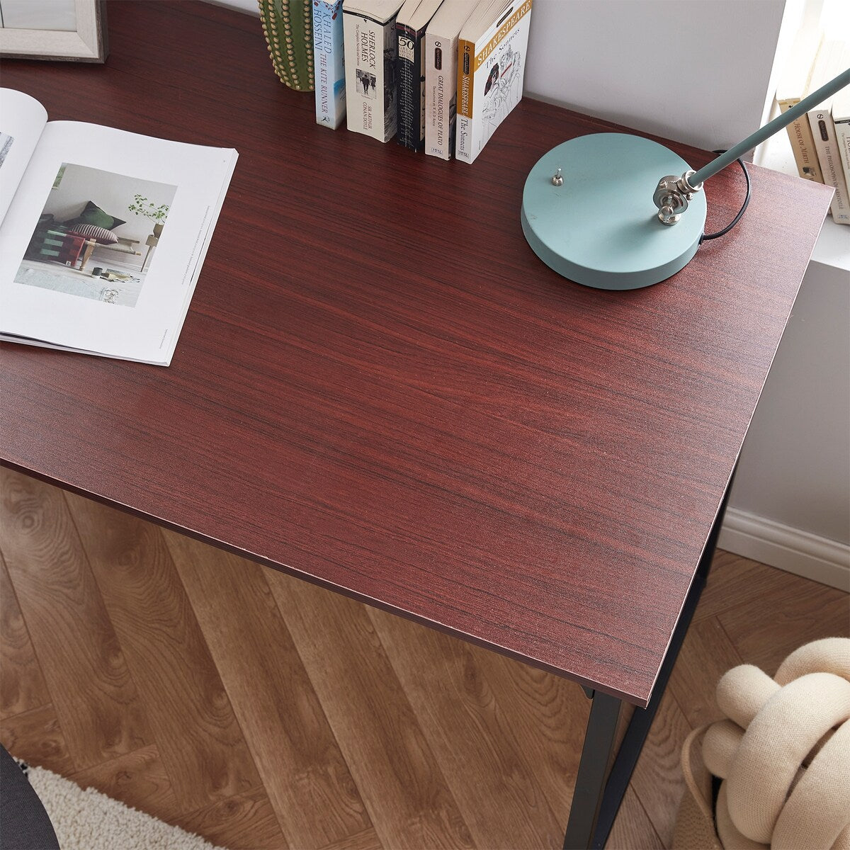 Suprima® Desk - Standard Room - Mahogany Red by DormCo