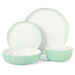 Sur La Table Kitchen Essentials 16-Piece Two-Tone Porcelain Dinnerware Set