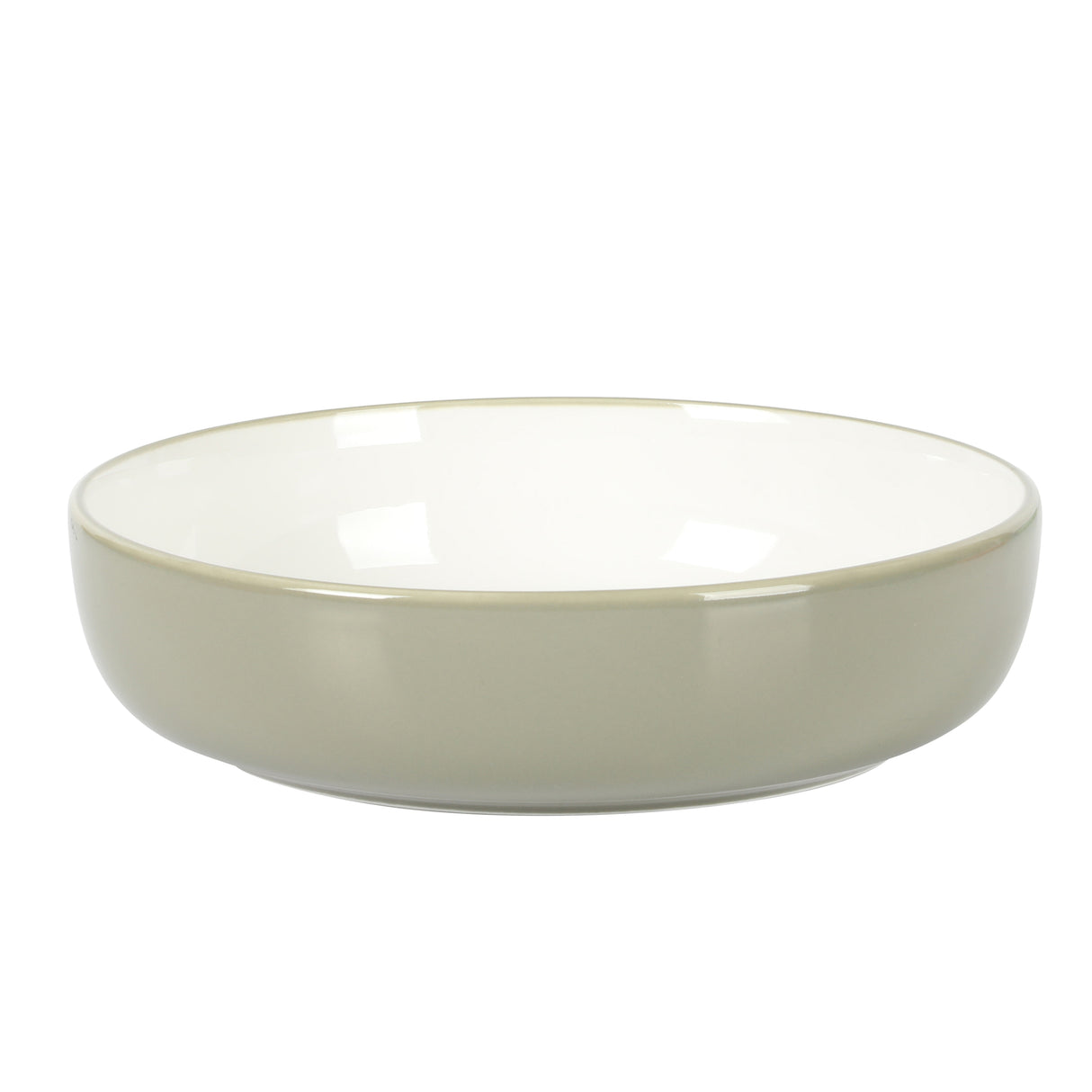 Sur La Table Kitchen Essentials 16-Piece Two-Tone Porcelain Dinnerware Set