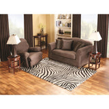 Sure Fit Brown Stretch Faux Leather Recliner Slipcover