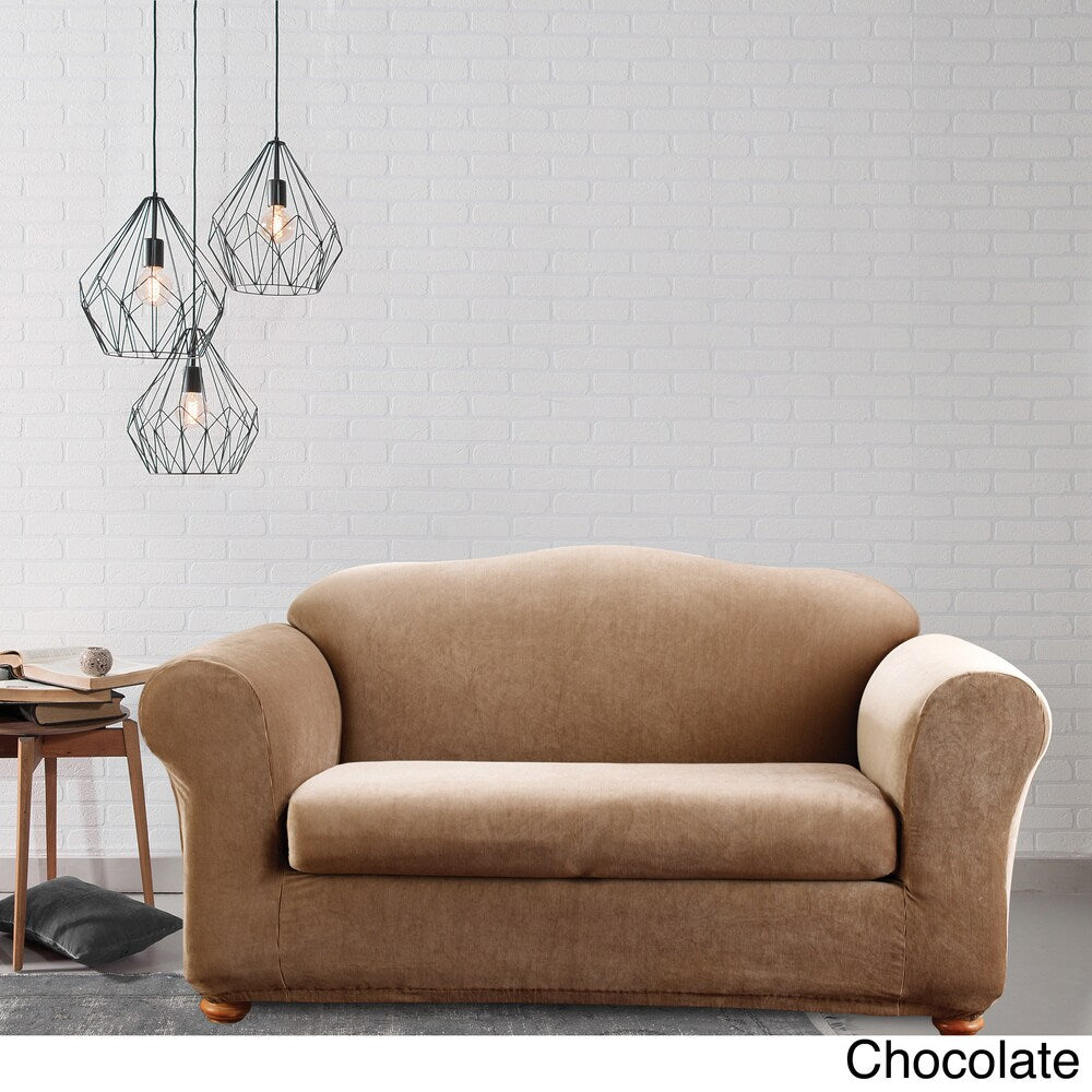 Sure Fit Stretch Stripe 2-Piece Sofa Slipcover
