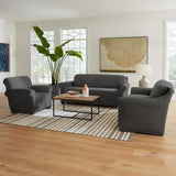 SureFit Hampstead Stretch Velvet X-Large Sofa Slipcover Machine Washable Couch Covers - 40x115