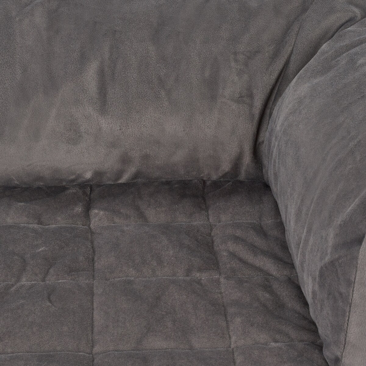 SureFit Pet Otis Quilted 3-Sided Bolster Pet Bed, Waterproof Couch Protector