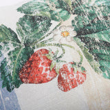 SureFit Strawberries Vintage Print Throw Pillow
