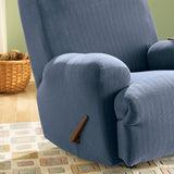 SureFit Stretch Pinstripe 1 Piece Recliner Slipcover